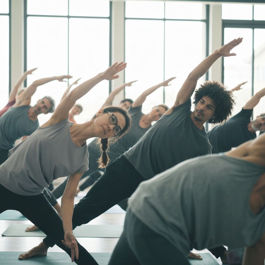 Group movement class with multiple participants