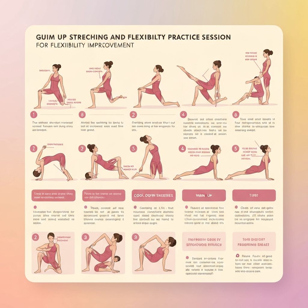 Guided stretching and flexibility practice